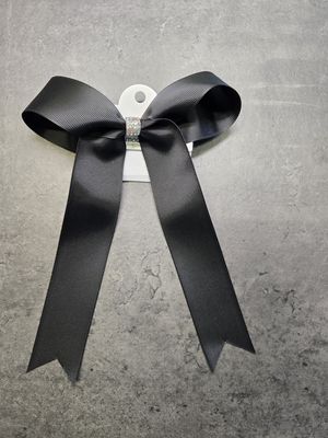 Long Tail Bow 1.5 inch w/bling center