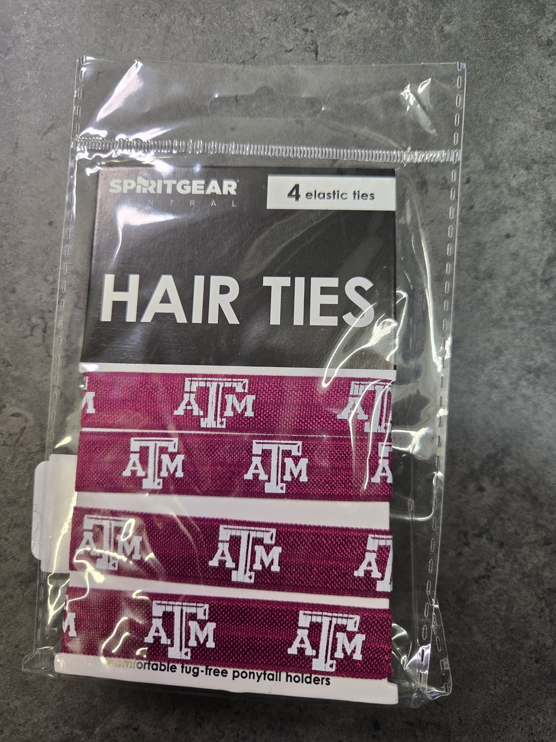 Hair Ties - 4pk, Design: Texas A&amp;M