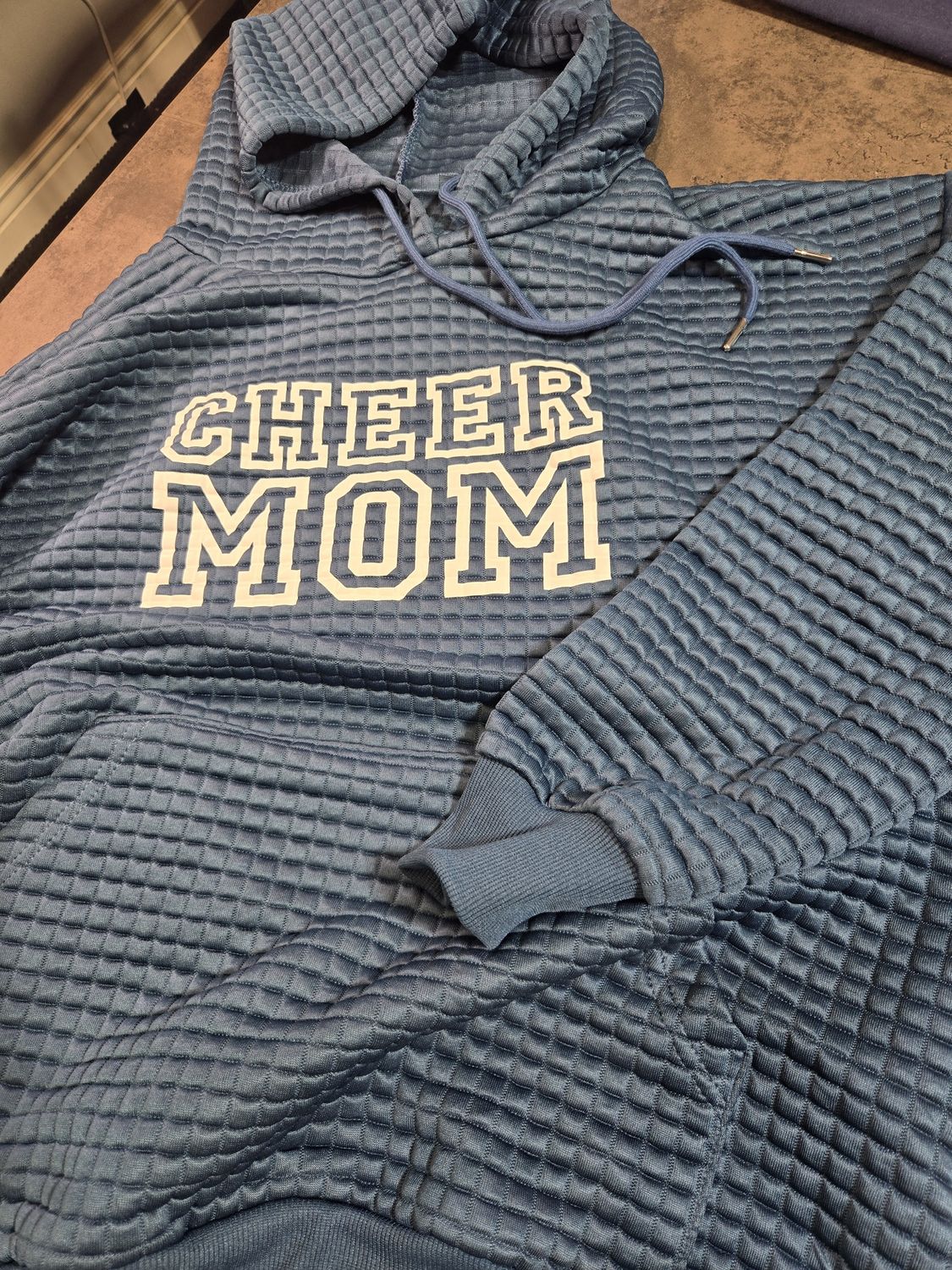 Cheer Mom Hoodie - Dark Teal