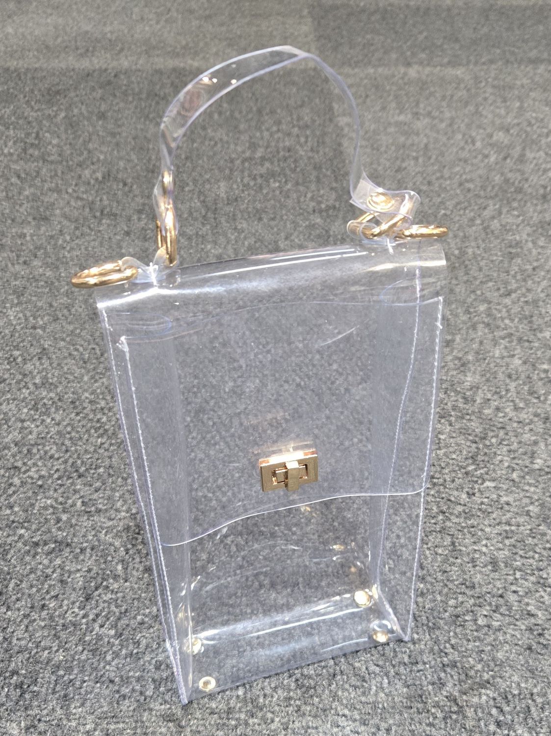 Clear Bag with small handle