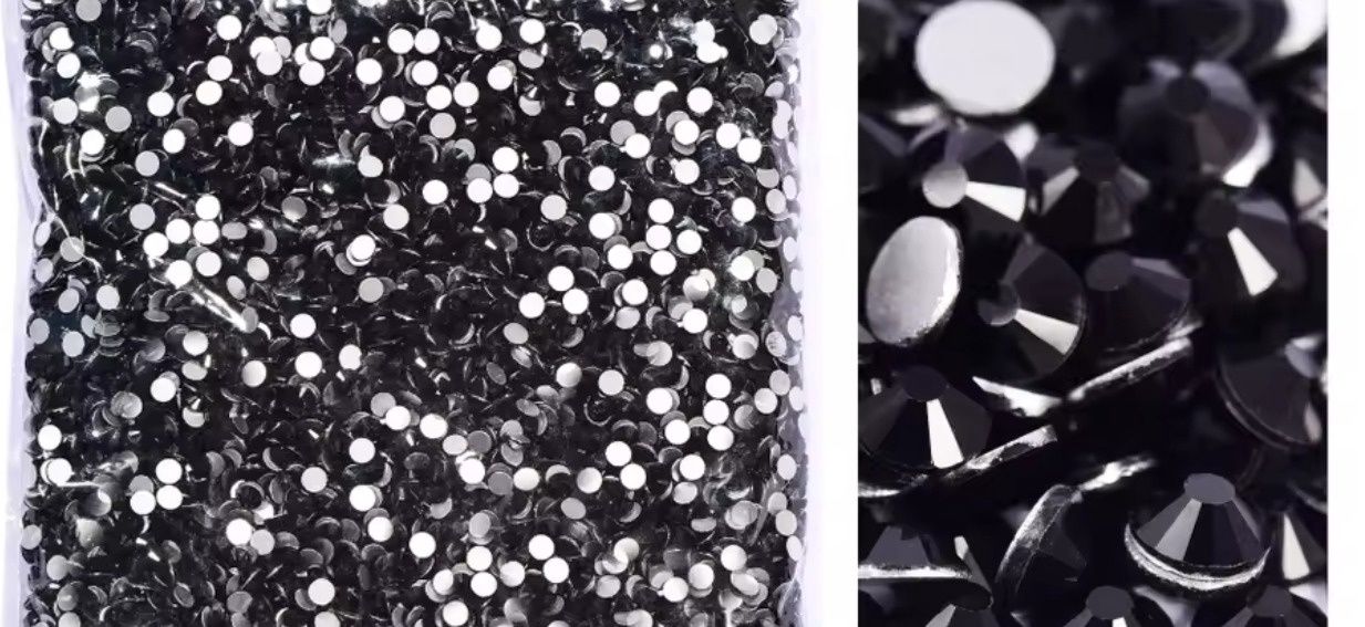Rhinestone Jet Black