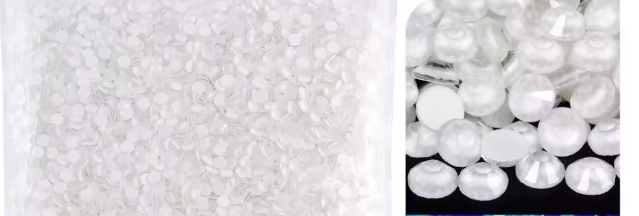 Rhinestone - White Neon