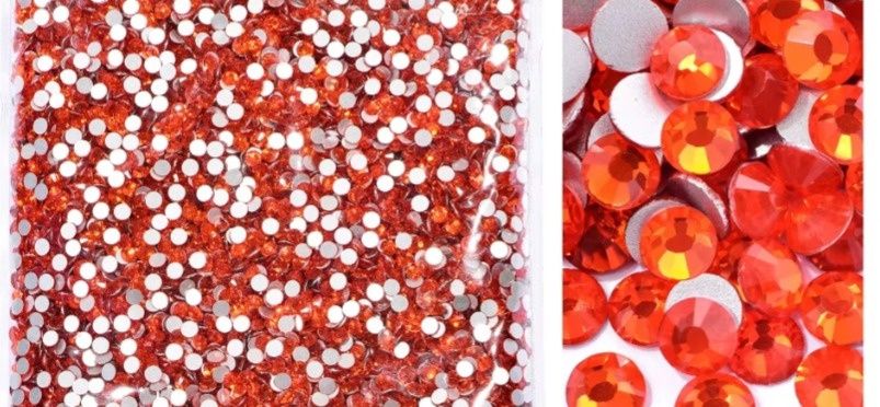 Rhinestone - Orange