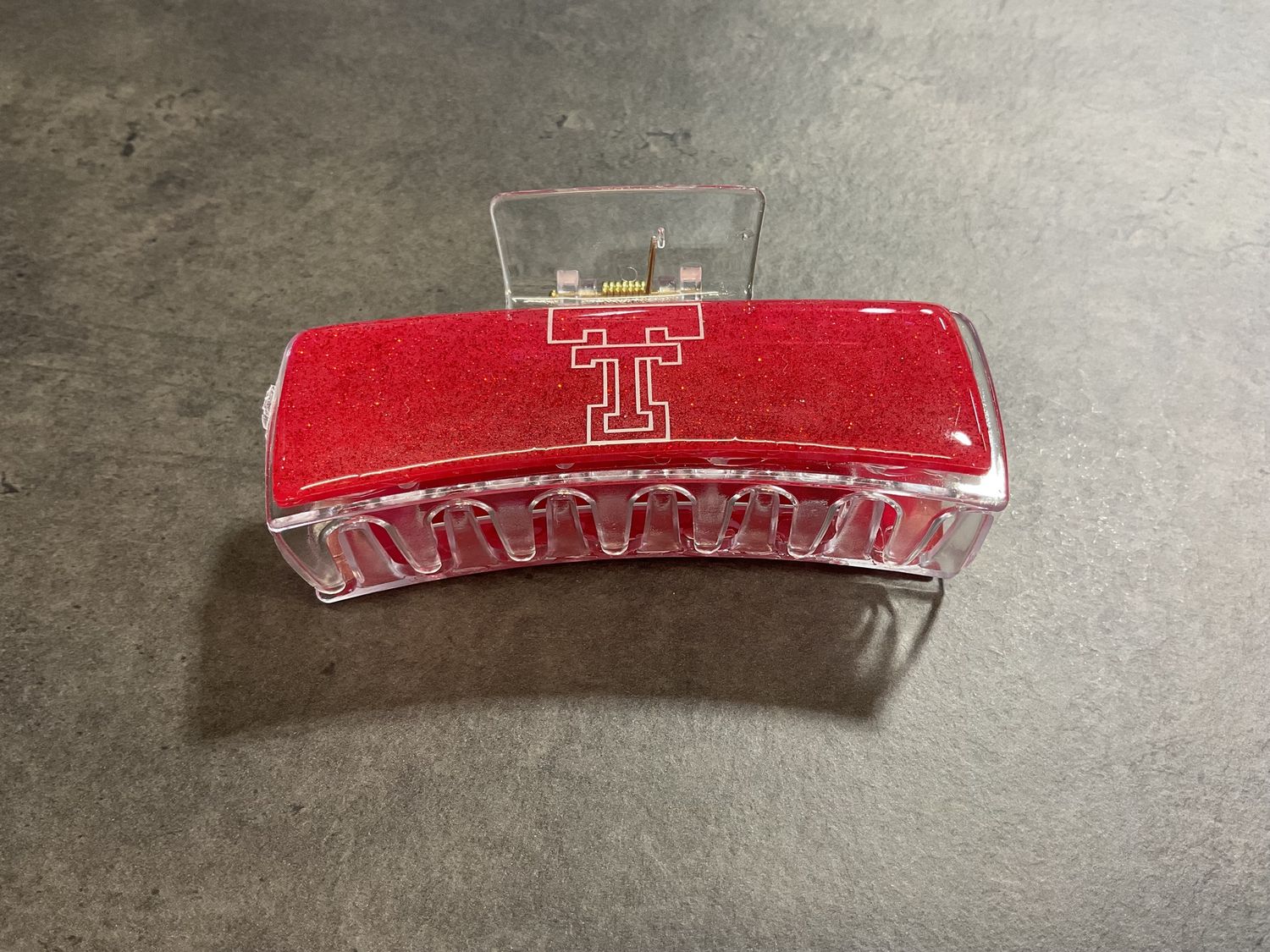 Hair Clip - Regular, Design: Texas Tech - 1