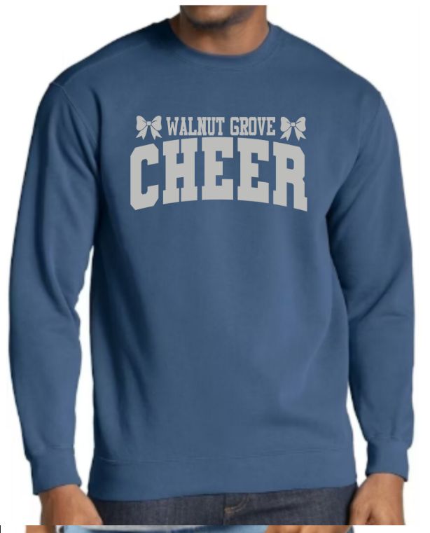 Walnut Grove Cheer Sweatshirt Blue