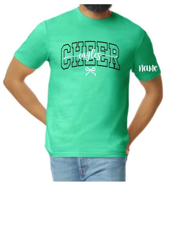 Eagles Cheer Green Tshirt