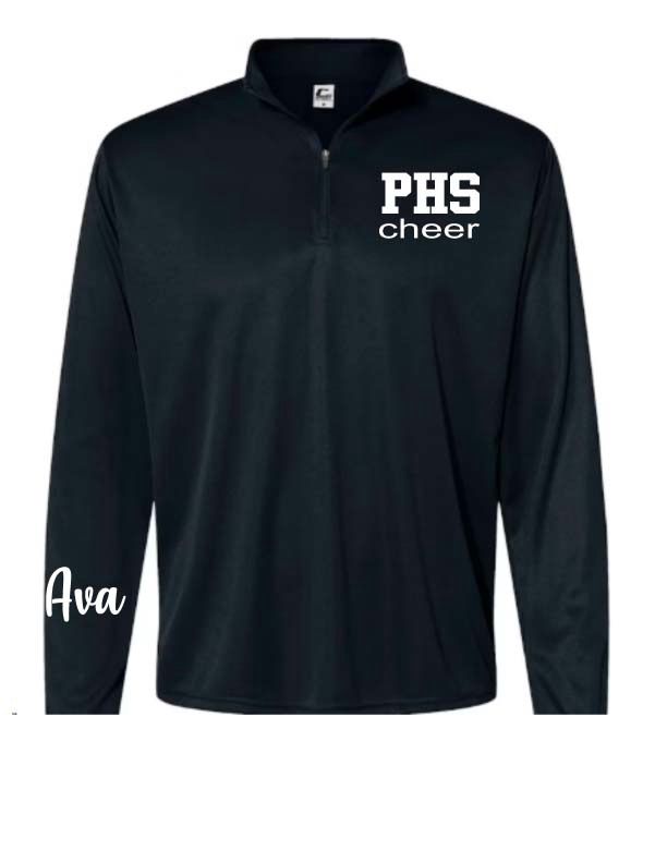 Prosper Cheer Quarter Zip Black