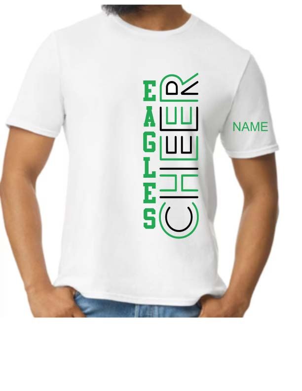 Eagles Cheer White Tshirt