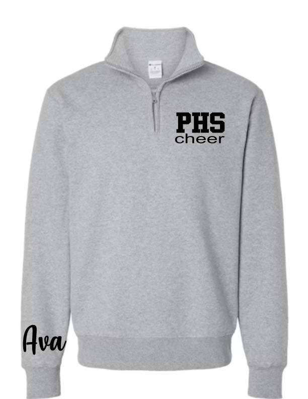 Prosper Embroidered Quarter Zip Sweatshirt