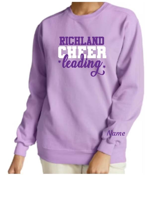 Richland Cheer Comfort Colors Sweatshirt