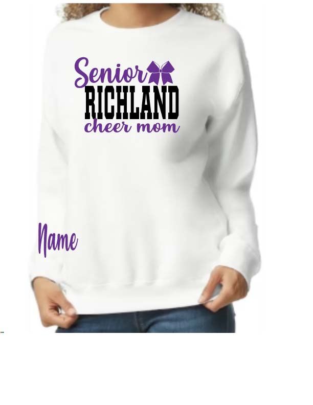 RHS Cheer Senior Mom Sweatshirt