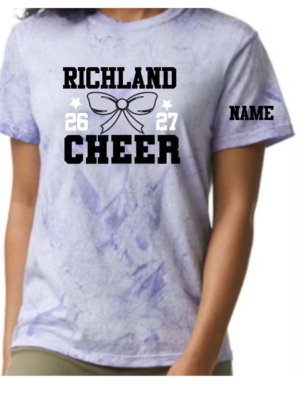 RHS Cheer Comfort Colors Color Blast Tshirt