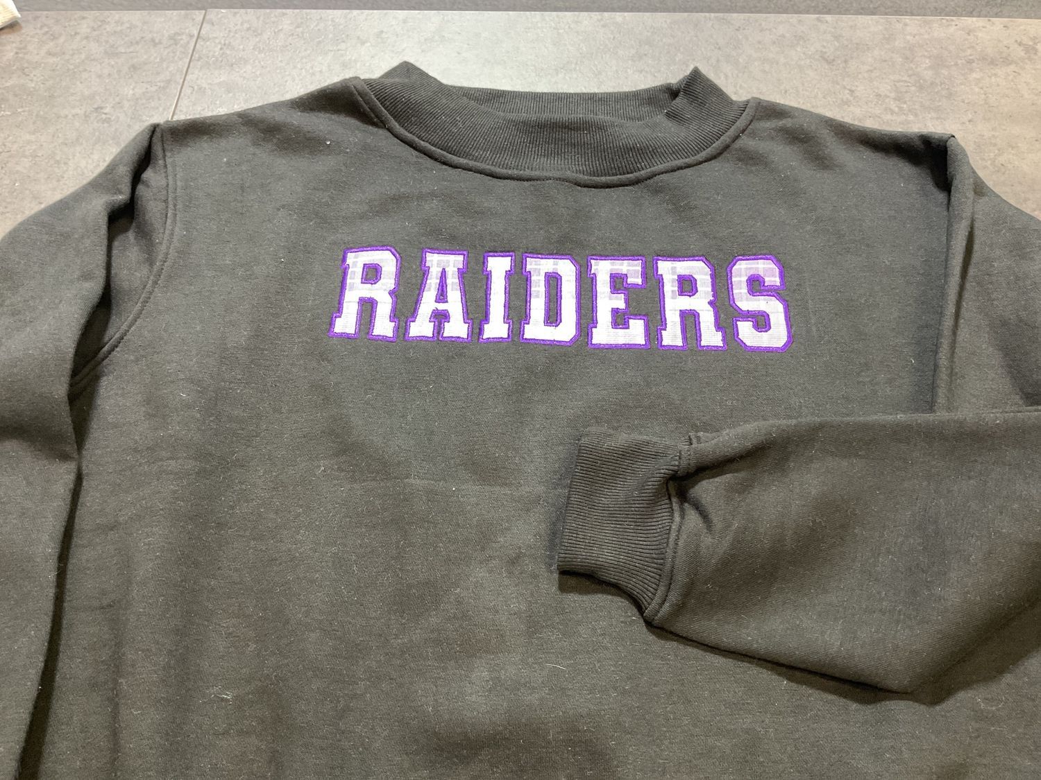 Raiders Mock Neck Applique