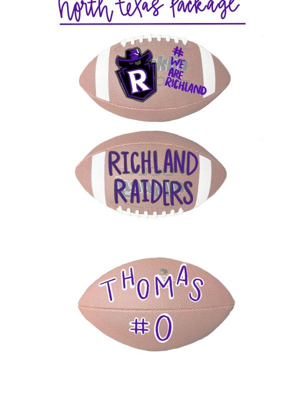Richland Painted Football