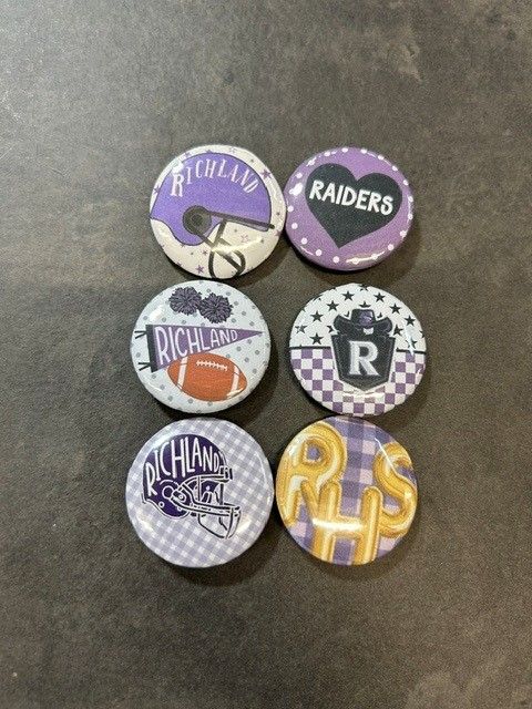 Richland Spirit Buttons - 1.25inch