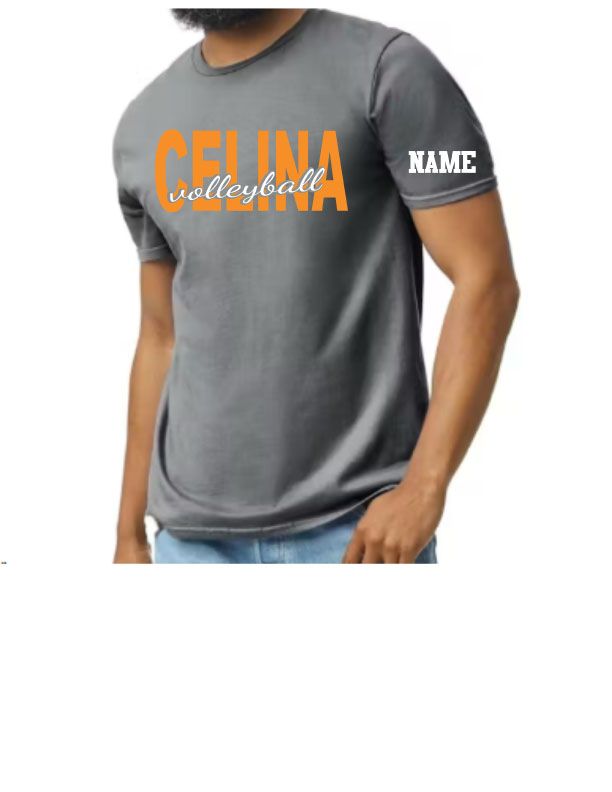 Celina Volleyball Grey Tshirt