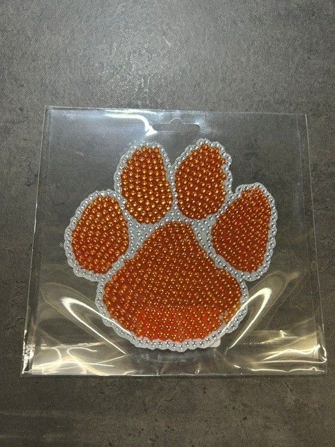 Bling Car Decal - Bobcat Paw