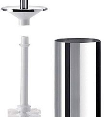 WC BORSTELGARNITUUR INDA 500 CHROOM