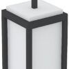 WC BORSTELHOUDER FLAT CLOU MAT ZWART