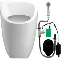 URINOIR STARCK I DURAVIT WIT ACHTERBEV