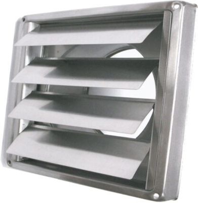 UITBLAASROOSTER DAMPKAP SV INOX 150MM