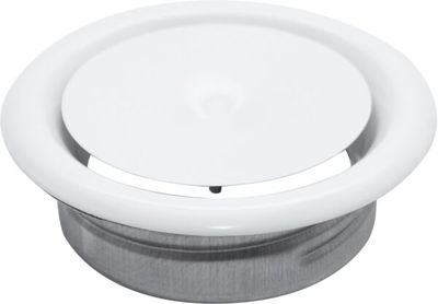 TOEVOERVENTREGELBAAR D 125MM SFS WIT