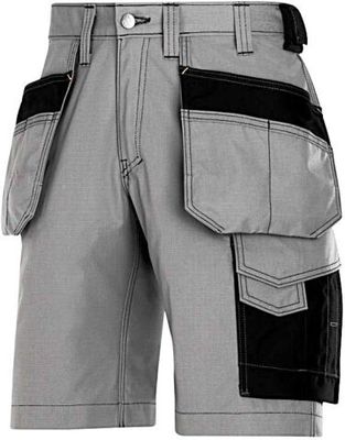 SHORT RIPSTOP SNICKERS ZWARTGRIJS M50