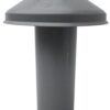 PVC VERLUCHTINGSKAP GRIJS 160MM