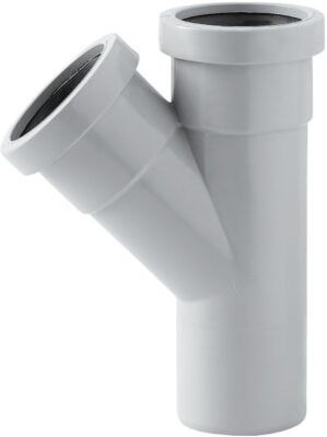 PVC T DONKERGRIJS RWA ROND 87 80MM