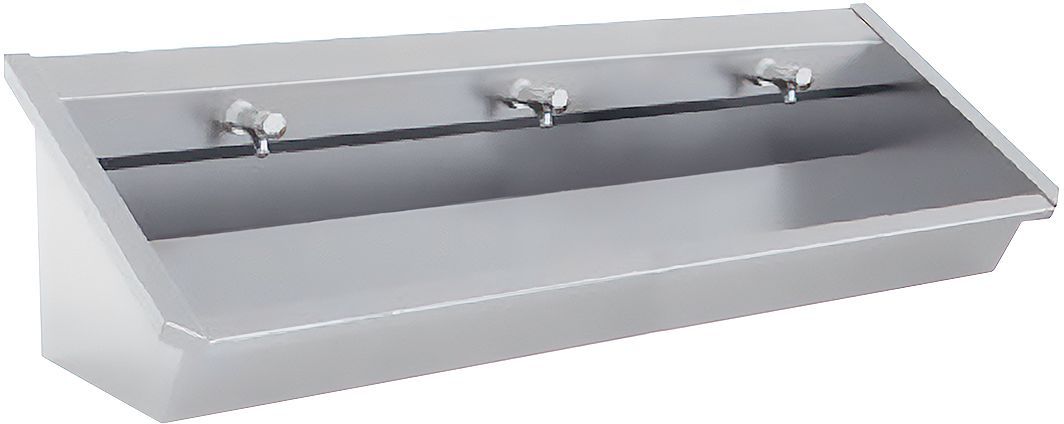 MUURWASGSANIL180CM RVS 3 STAZELFSLKR