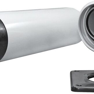 MUURDOORVOER DVENTIL180MM ZWART