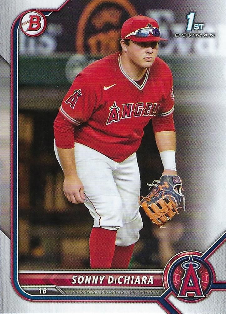 2022 Bowman Draft #BD-16 - Sonny DiChiara FBC - Los Angeles Angels
