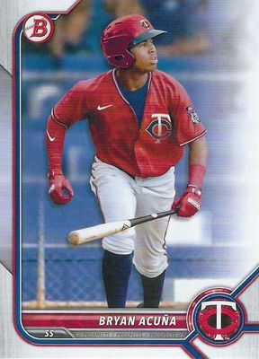 2022 Bowman Draft #BD-19 - Bryan Acuña - Minnesota Twins