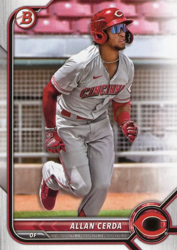 2022 Bowman Draft #BD-22 - Allan Cerda - Cincinnati Reds