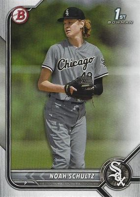2022 Bowman Draft #BD-56 - Noah Schultz FBC - Chicago White Sox