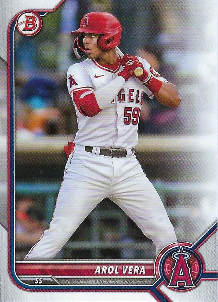 2022 Bowman Draft #BD-46 - Arol Vera - Los Angeles Angels