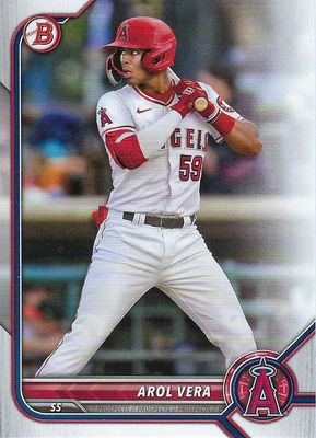 2022 Bowman Draft #BD-46 - Arol Vera - Los Angeles Angels