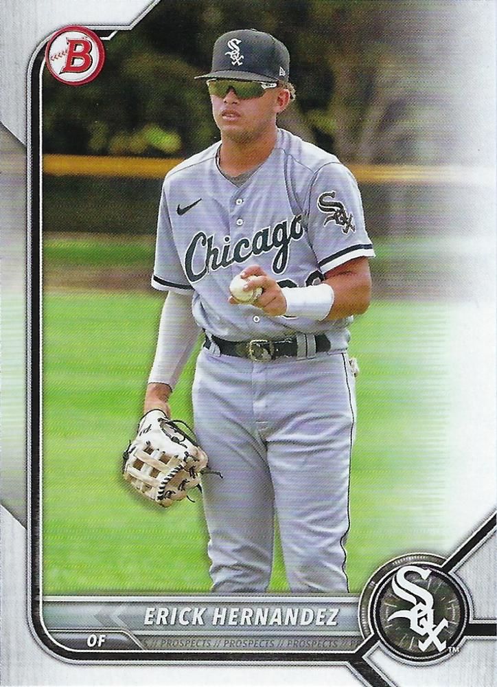 2022 Bowman Draft #BD-57 - Erick Hernandez - Chicago White Sox