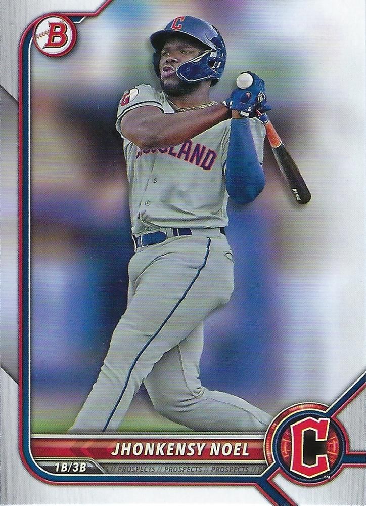 2022 Bowman Draft #BD-60 - Jhonkensy Noel - Cleveland Guardians