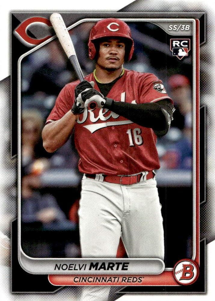 2024 Bowman #80 - Noelvi Marte RC - Cincinnati Reds
