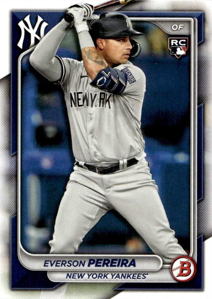 2024 Bowman #93 - Everson Pereira RC - New York Yankees