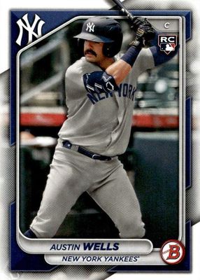 2024 Bowman #87 - Austin Wells RC - New York Yankees