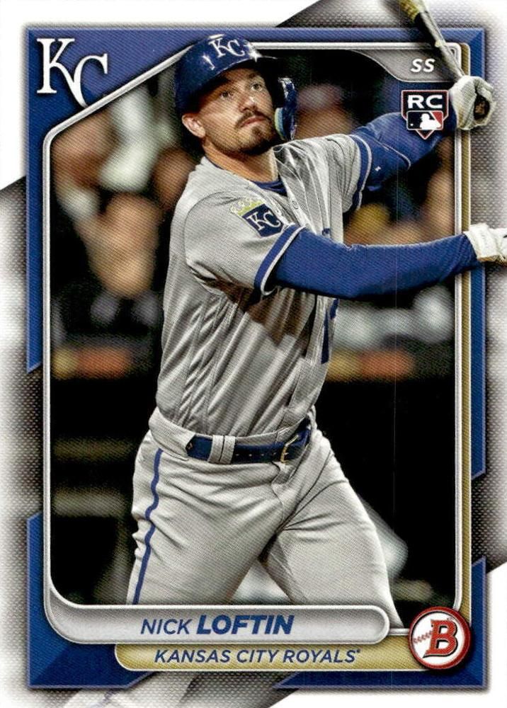 2024 Bowman #71 - Nick Loftin RC - Kansas City Royals