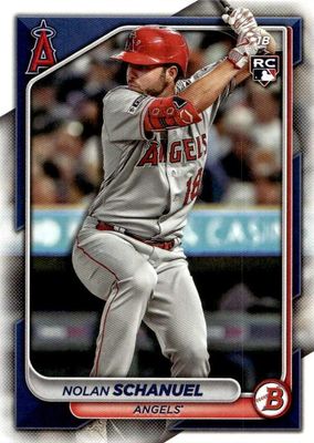 2024 Bowman #81 - Nolan Schanuel RC - Los Angeles Angels