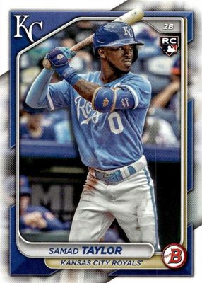 2024 Bowman #100 - Samad Taylor RC - Kansas City Royals