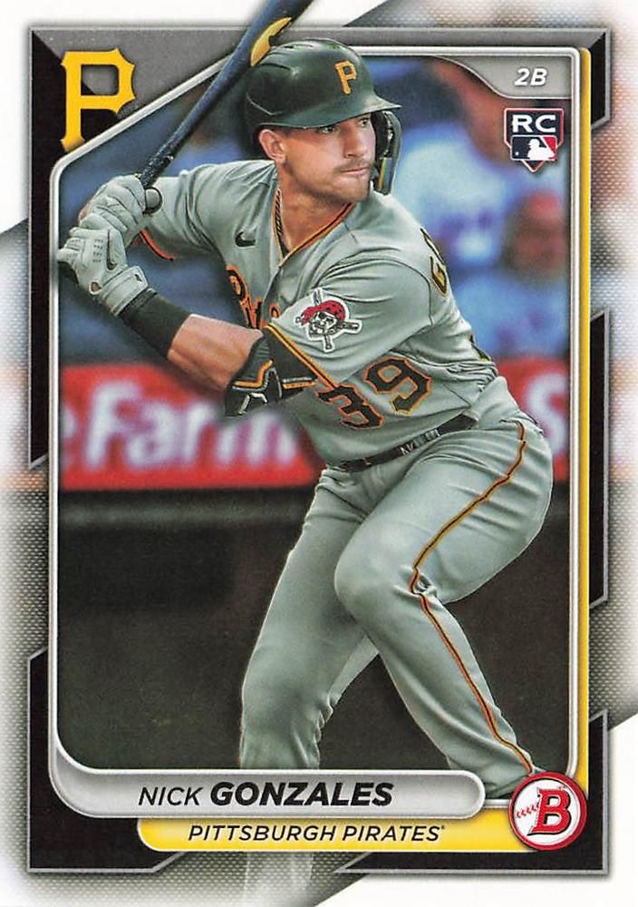 2024 Bowman #62 - Nick Gonzales RC - Pittsburgh Pirates