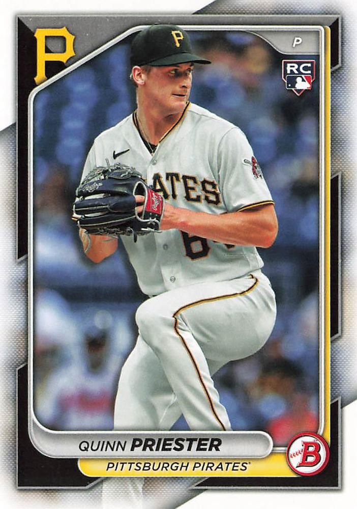 2024 Bowman #67 - Quinn Priester RC - Pittsburgh Pirates