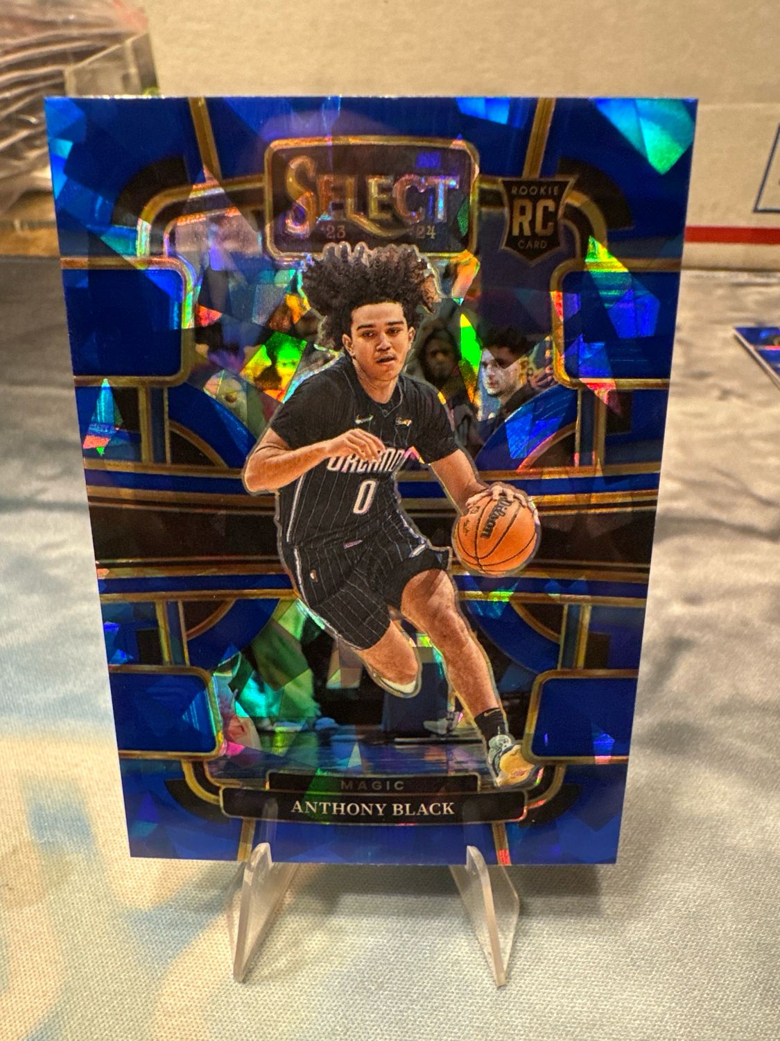 23-24 Select Basketball Anthony Black RC Cracked Ice Orlando Magic