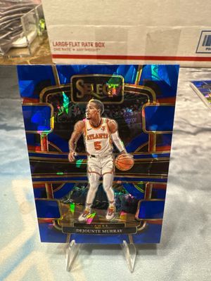 23-24 Select Basketball Dejounte Murray Cracked Ice Prizm Atlanta Hawks