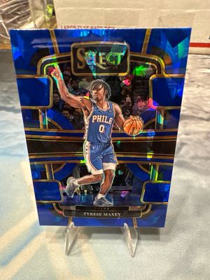 23-24 Select Basketball Tyrese Maxey Cracked Ice Prizm Philadelphia 76ers